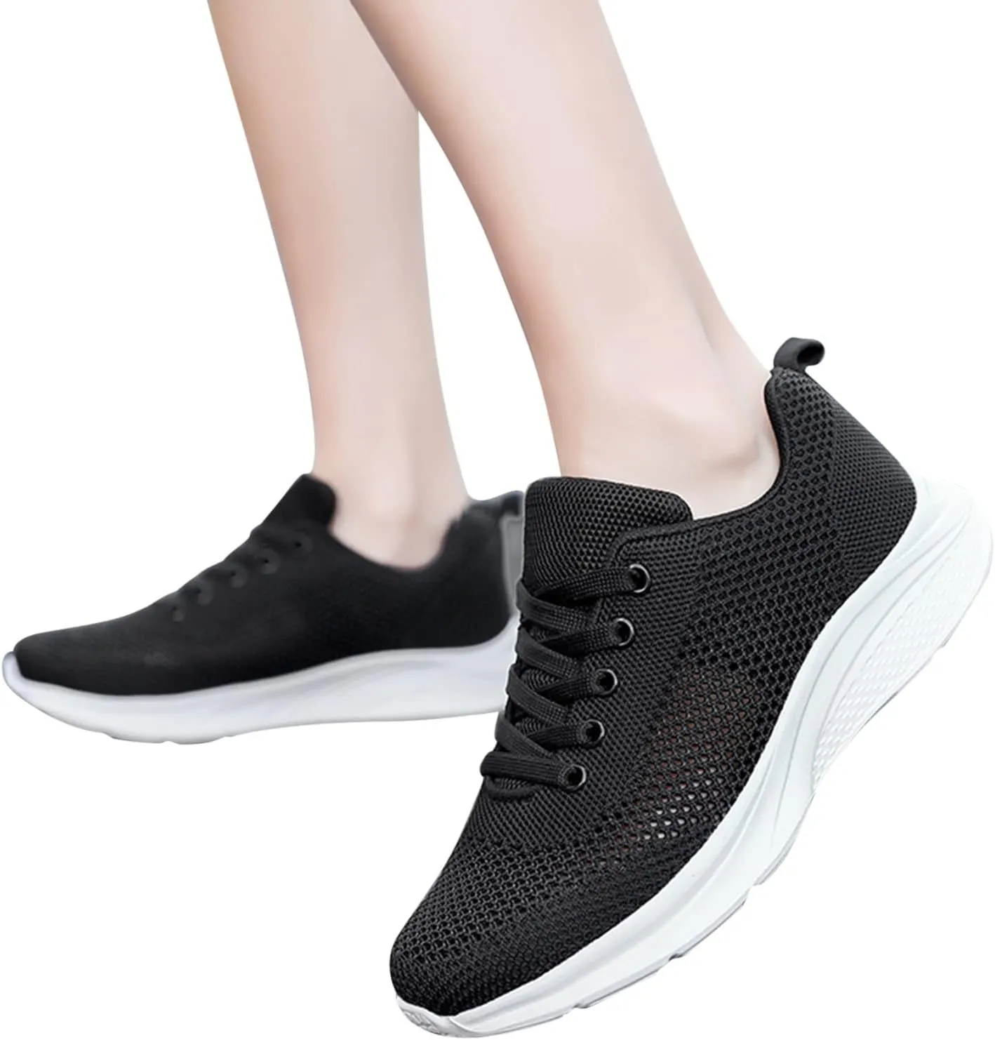 Women's Minimalist Walking Shoes Wide Toe Lace Up Tennis Shoes Womens Lightweight Dressy Casual Shoes Fashion Sneakers 2025 Tennis Shoe Cross Trainer Shoe