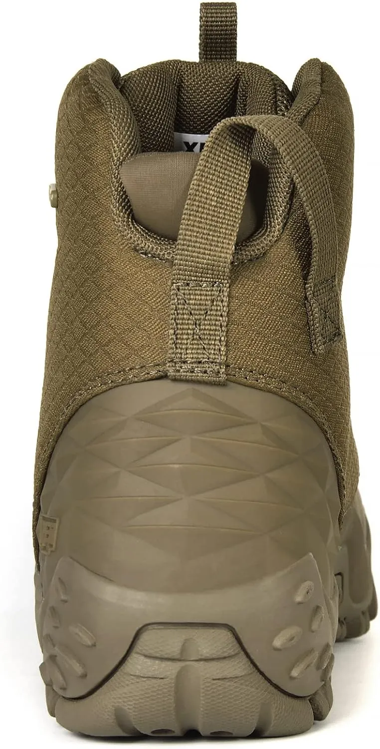 XPETI Men’s Bravo Leather Waterproof Military Tactical Boot