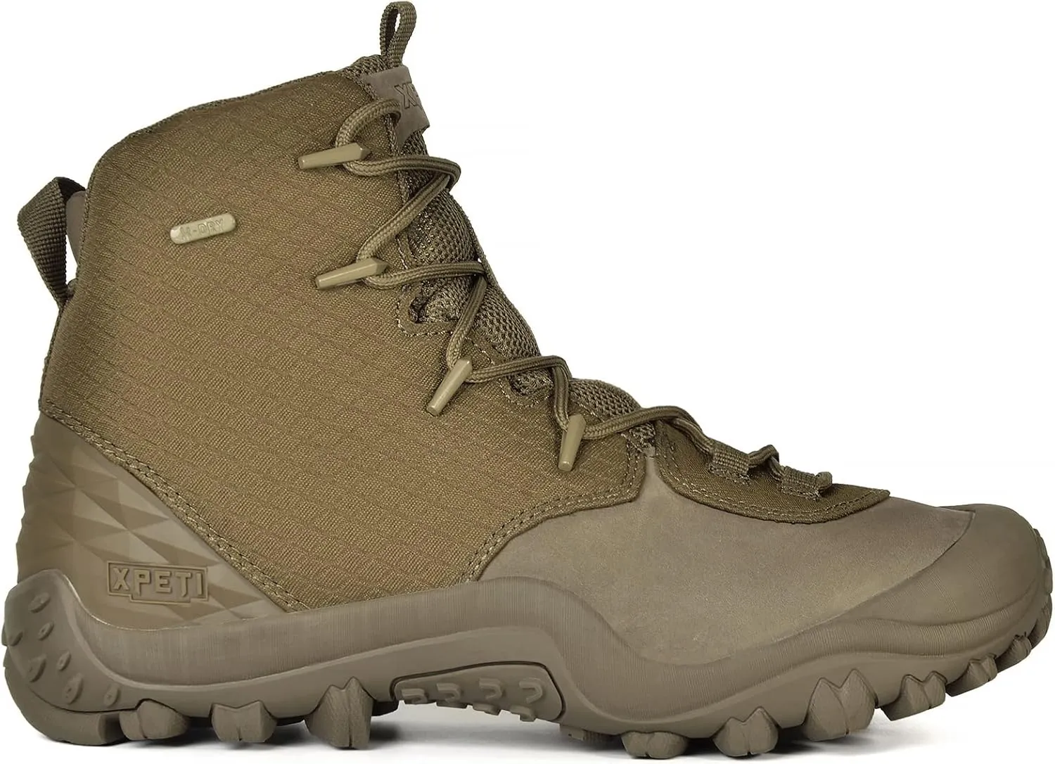 XPETI Men’s Bravo Leather Waterproof Military Tactical Boot
