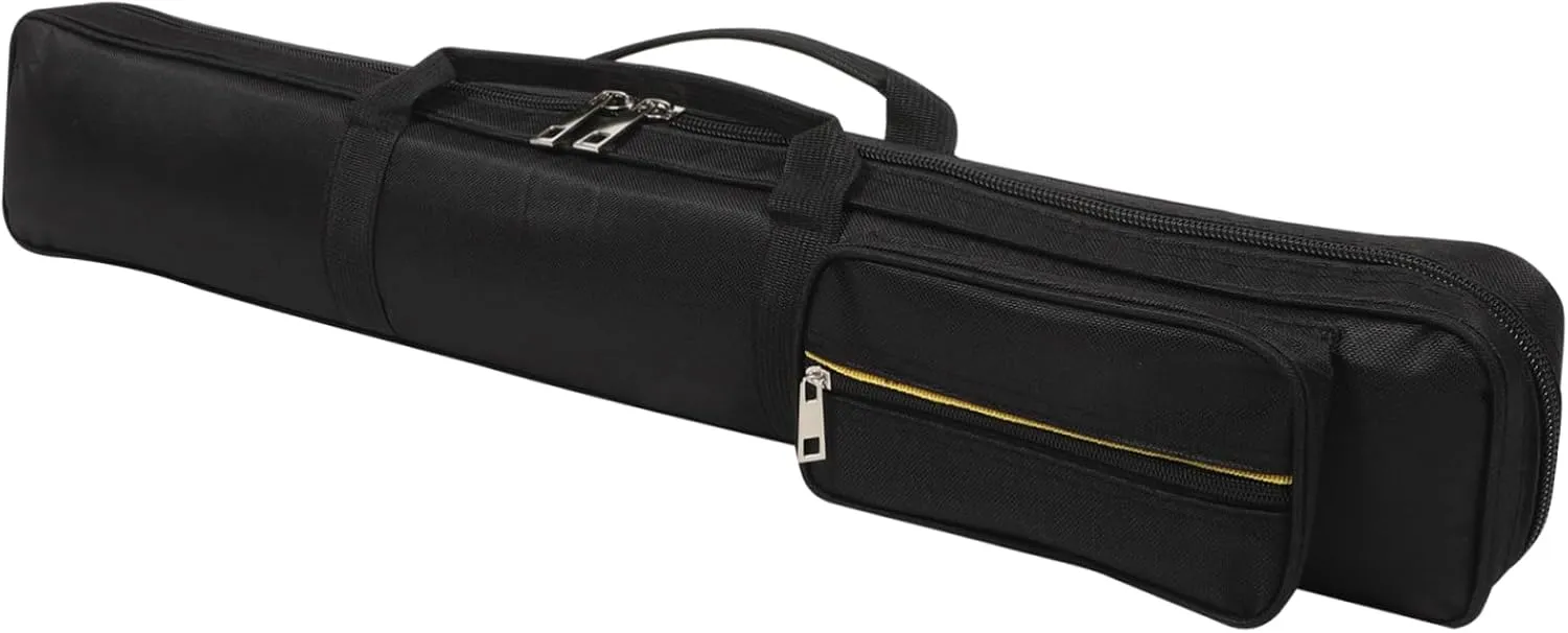YARNOW Portable Flute Case for Storage Bag with Adjustable Shoulder Strap Durable Oxford Fabric Carrying Bag for Flutes and Whistles